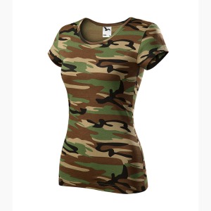 Tricou Camuflaj - Femei-Camuflaj Maro